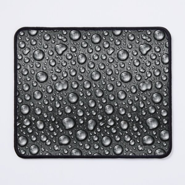 Item preview, Brushed Steel with Clear Water Droplet Beads designed and sold by Piotrek0001.