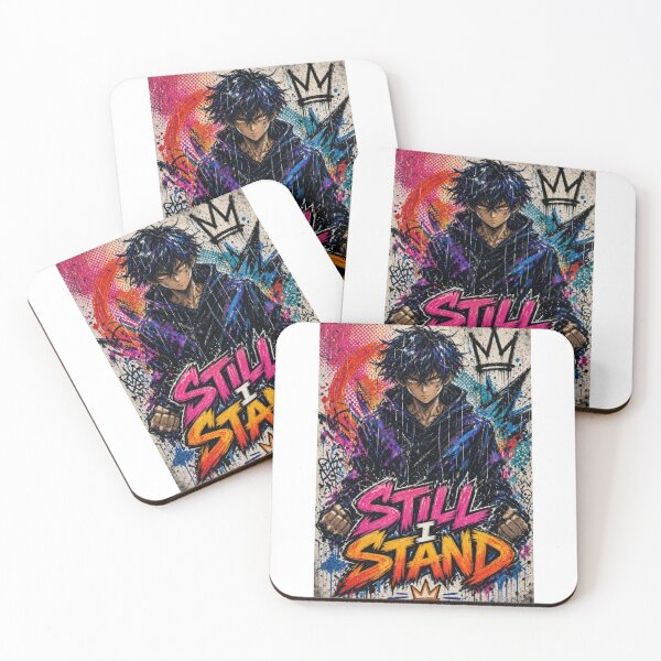 Item preview, Anime Street Art - Still I Stand - Urban Warrior designed and sold by JonelleTshirts.