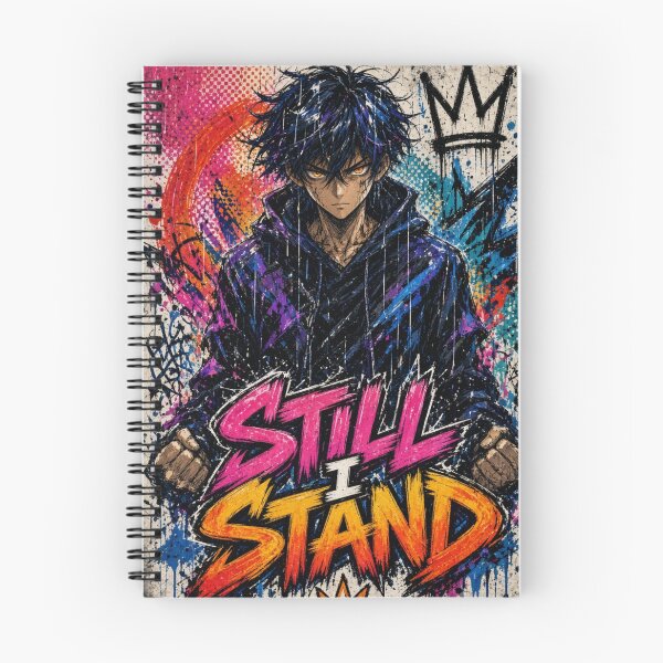 Item preview, Anime Street Art - Still I Stand - Urban Warrior designed and sold by JonelleTshirts.