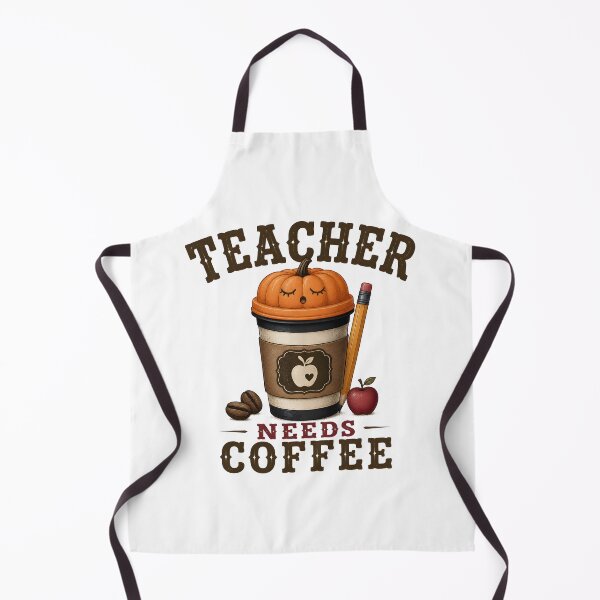 Item preview, Teacher Needs Coffee Pumpkins Autumn School designed and sold by RoyesButler.