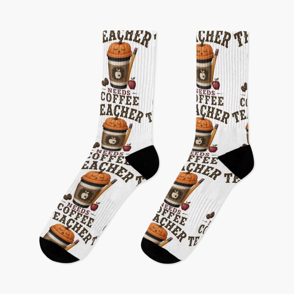 Item preview, Teacher Needs Coffee Pumpkins Autumn School designed and sold by RoyesButler.