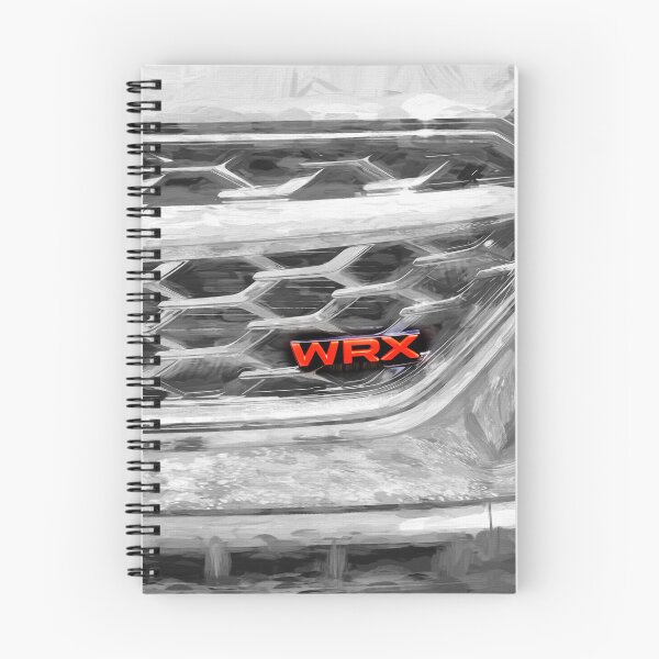 Item preview, 2026 WRX Crystal Black Silica Technical Blueprint Car Poster designed and sold by RichFrancoCars.