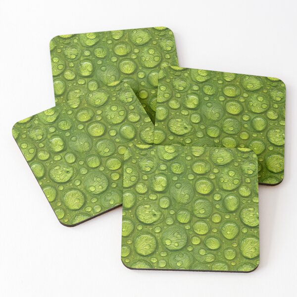 Item preview, Fresh Green Spring Leaf Dew Drops Texture designed and sold by Piotrek0001.