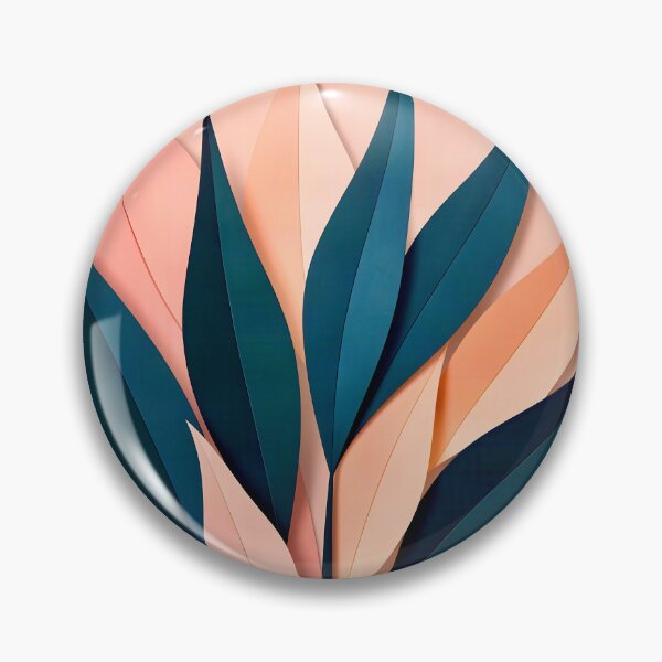 Item preview, Modern Abstract Leaves Composition designed and sold by Vicky Brago-Mitchell®.