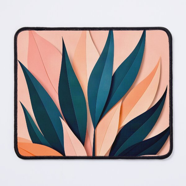 Item preview, Modern Abstract Leaves Composition designed and sold by Vicky Brago-Mitchell®.