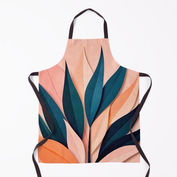 Item preview, Modern Abstract Leaves Composition designed and sold by Vicky Brago-Mitchell®.