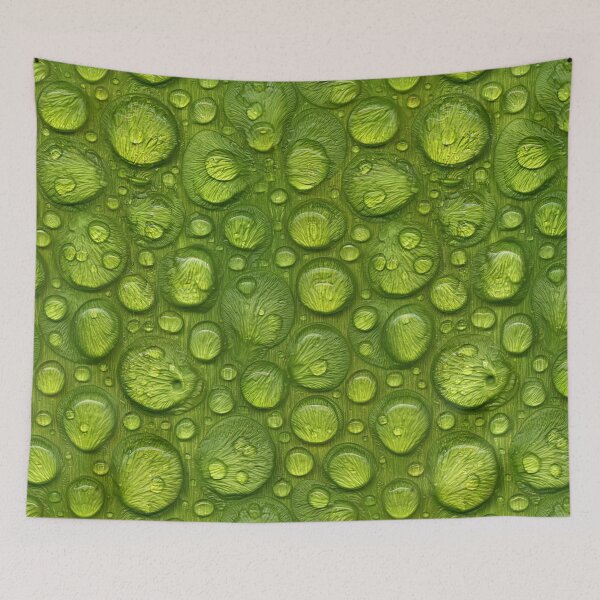 Item preview, Fresh Green Spring Leaf Dew Drops Texture designed and sold by Piotrek0001.