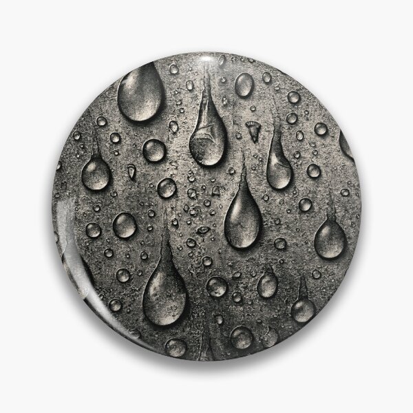Item preview, Silver Grey Vertical Water Drips on Steel designed and sold by Piotrek0001.