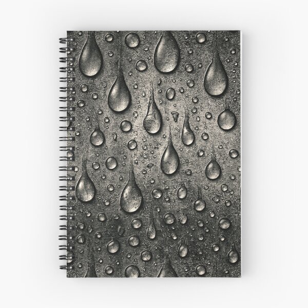 Item preview, Silver Grey Vertical Water Drips on Steel designed and sold by Piotrek0001.