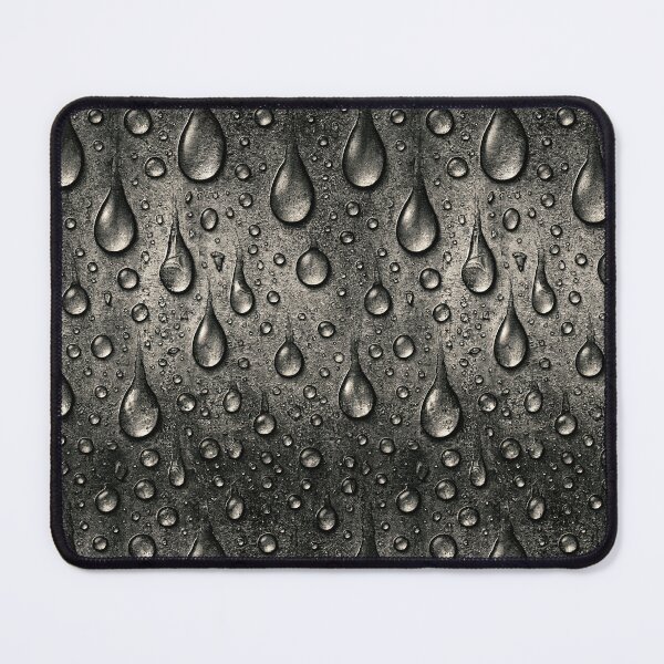Item preview, Silver Grey Vertical Water Drips on Steel designed and sold by Piotrek0001.