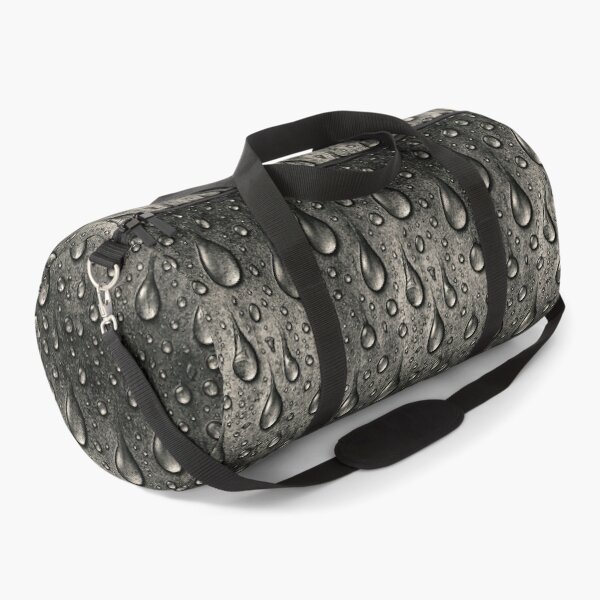 Item preview, Silver Grey Vertical Water Drips on Steel designed and sold by Piotrek0001.