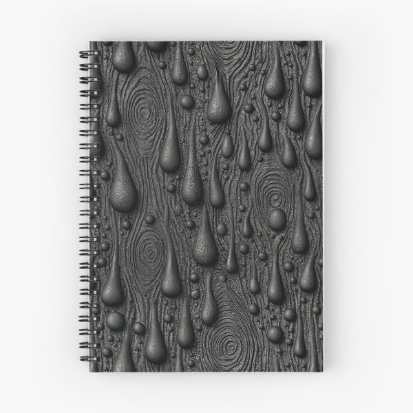 Item preview, Textured Black Wood Grain with Water Beads designed and sold by Piotrek0001.