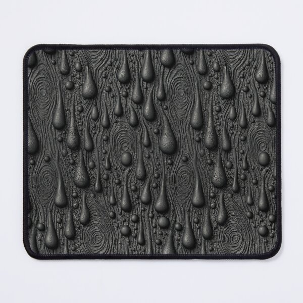 Item preview, Textured Black Wood Grain with Water Beads designed and sold by Piotrek0001.