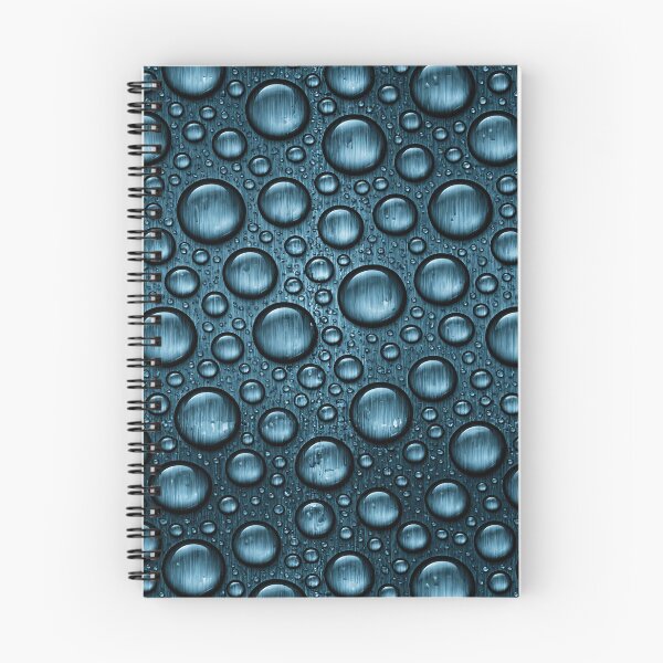 Item preview, Dark Navy Blue Wet Condensation Pattern Art designed and sold by Piotrek0001.