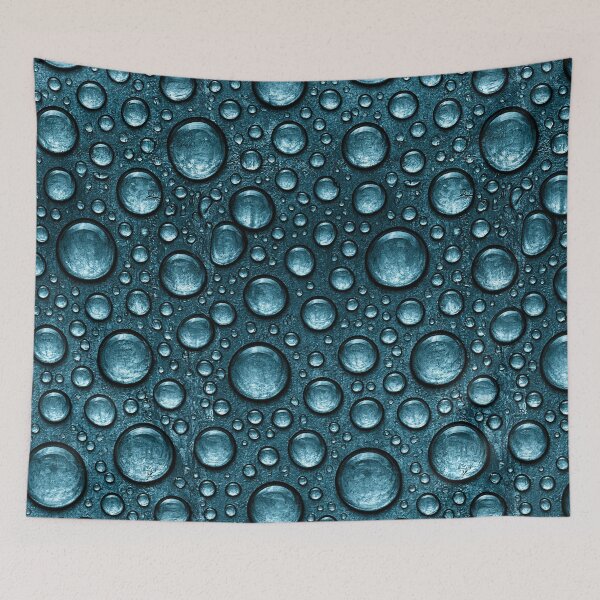 Item preview, Deep Aqua Blue Fresh Raindrop Texture designed and sold by Piotrek0001.