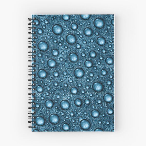 Item preview, Steel Blue Hydrophobic Water Drops Pattern designed and sold by Piotrek0001.