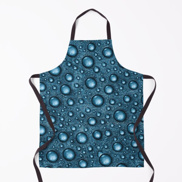 Item preview, Steel Blue Hydrophobic Water Drops Pattern designed and sold by Piotrek0001.