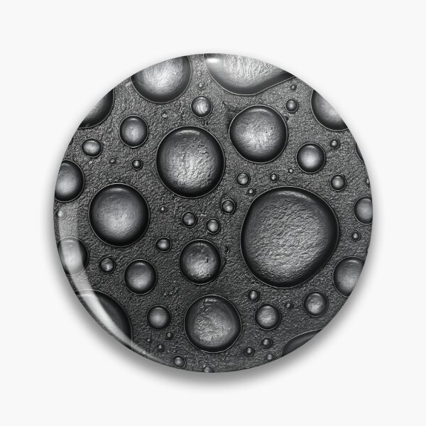 Item preview, Monochrome Dark Silver Raindrop Beads Art designed and sold by Piotrek0001.