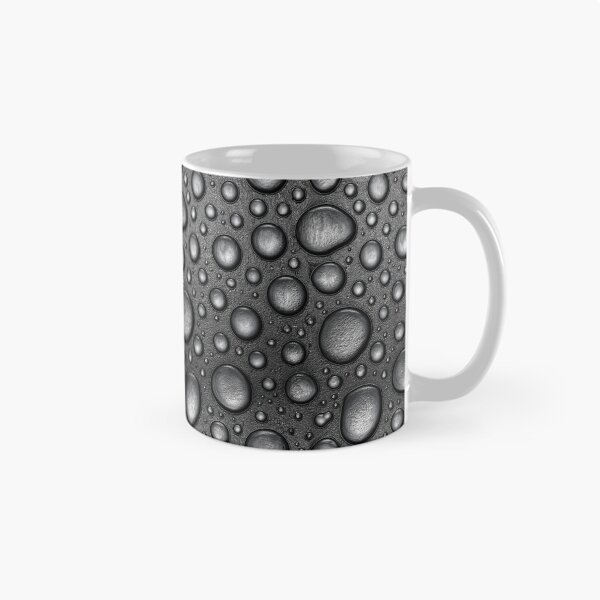 Item preview, Monochrome Dark Silver Raindrop Beads Art designed and sold by Piotrek0001.