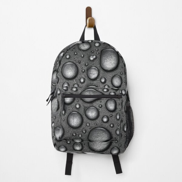 Item preview, Monochrome Dark Silver Raindrop Beads Art designed and sold by Piotrek0001.