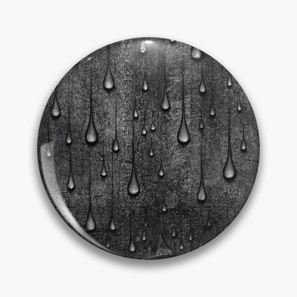 Item preview, Moody Charcoal Grey Rain Drip Texture designed and sold by Piotrek0001.