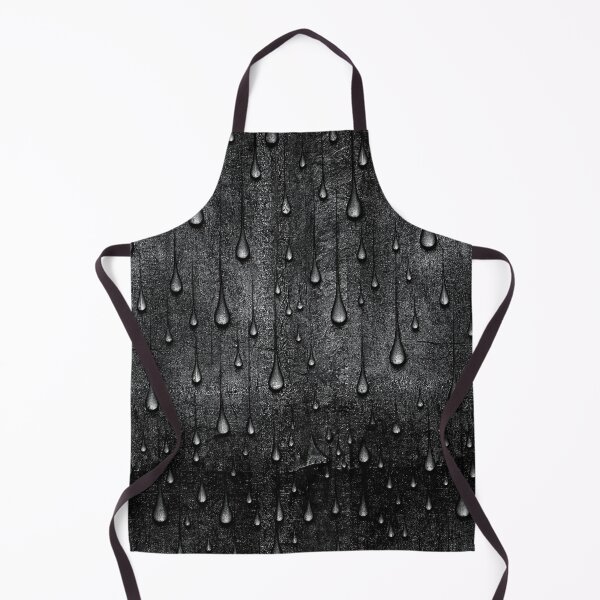 Item preview, Moody Charcoal Grey Rain Drip Texture designed and sold by Piotrek0001.