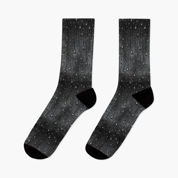 Item preview, Moody Charcoal Grey Rain Drip Texture designed and sold by Piotrek0001.