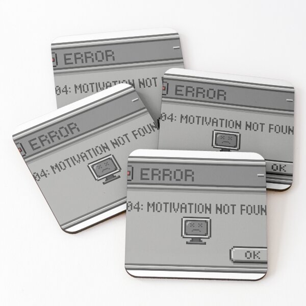 Item preview, 404 Motivation Not Found Funny Retro Tech Shirt designed and sold by ApparelOutpost.