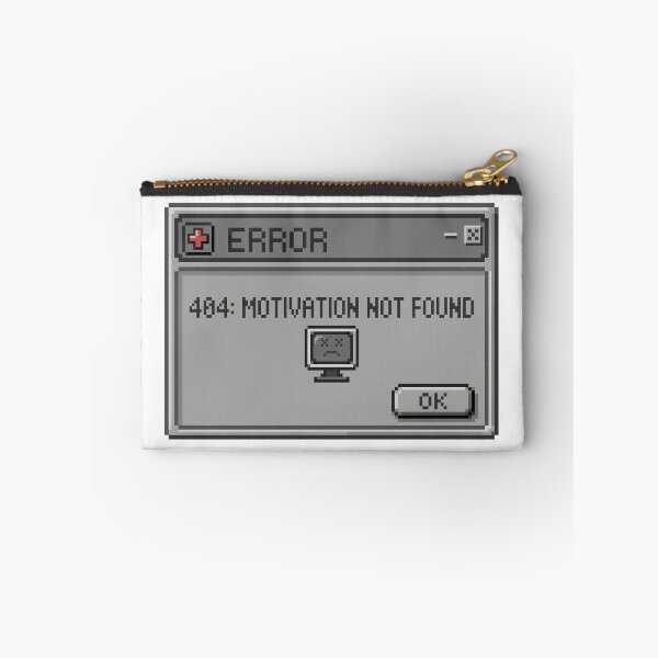 Item preview, 404 Motivation Not Found Funny Retro Tech Shirt designed and sold by ApparelOutpost.