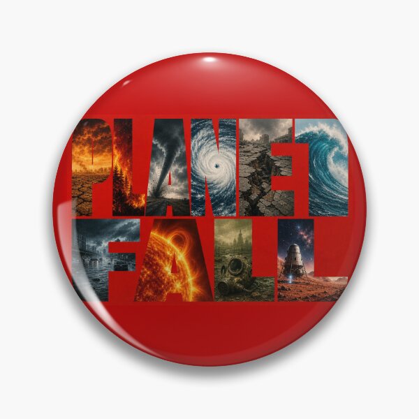 Item preview, Planetfall – Climate Collapse to New Worlds Sci-Fi Typography designed and sold by monolithstudio.