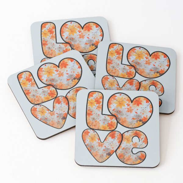 Item preview, Autumn leaves  LOVE designed and sold by 247DesignStudio.