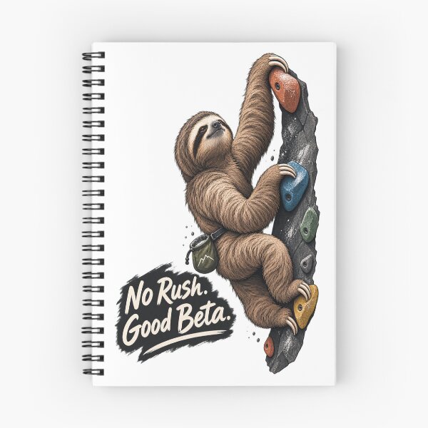 Item preview, Sloth Bouldering – No Rush. Good Beta. | Funny Climbing Shirt for Boulderers designed and sold by Animal Puns.
