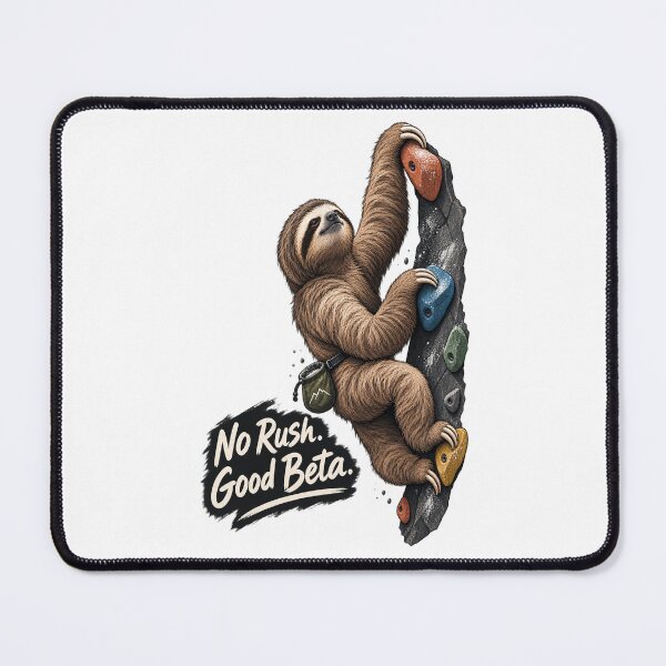 Item preview, Sloth Bouldering – No Rush. Good Beta. | Funny Climbing Shirt for Boulderers designed and sold by Animal Puns.