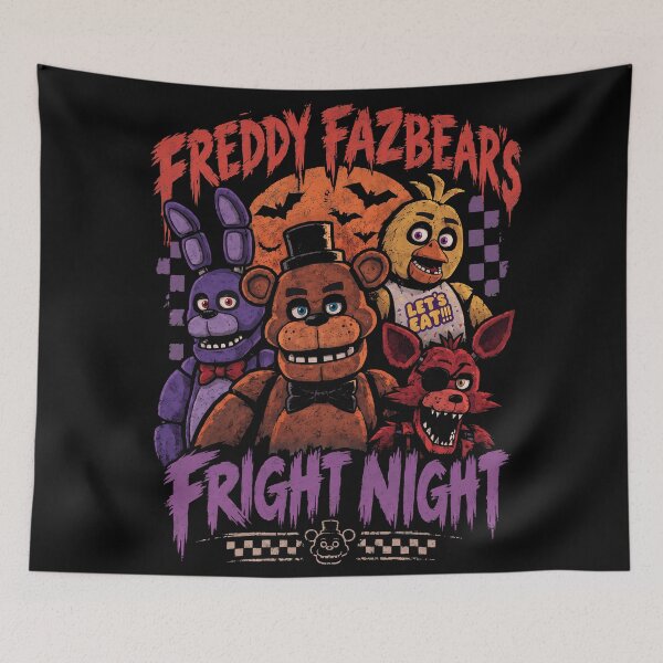 Item preview, FNAF Halloween Graphic designed and sold by DeviantMerch.