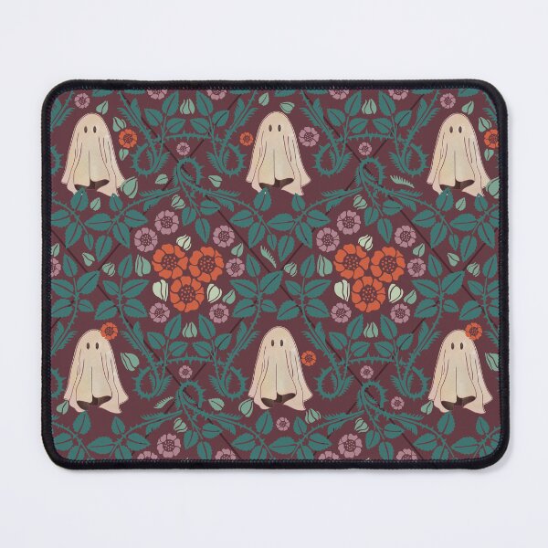 Item preview, Ornate gothic halloween florals with ghosts designed and sold by ShereeLSDesigns.