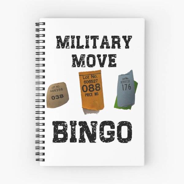 Item preview, Military Move Bingo - Funny PCS Moving Sticker designed and sold by LabFish Creations.