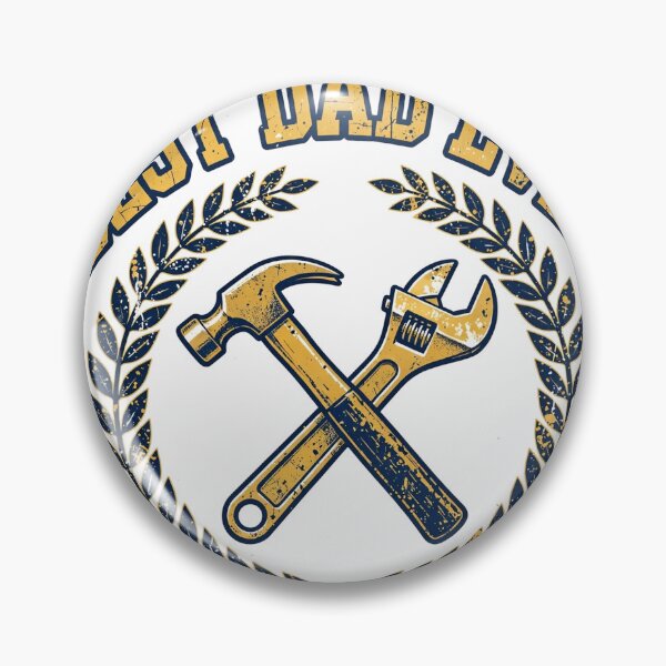 Item preview, Best Dad Ever Vintage Tools Badge Fathers Day Gift Shirt designed and sold by ApparelOutpost.