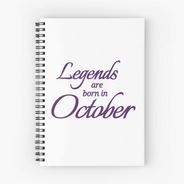 Item preview, Legends Are Born In October designed and sold by Urban Anomaly.
