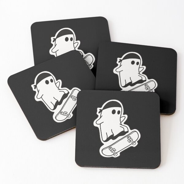 Item preview, Skateboarding Ghost bandana flip urban art designed and sold by Edimension.