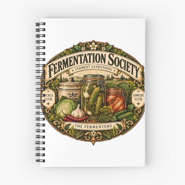 Item preview, Vintage Fermentation Society Pickle Club designed and sold by MysticCanvasAi.