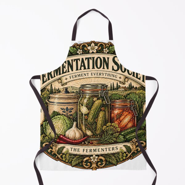 Item preview, Vintage Fermentation Society Pickle Club designed and sold by MysticCanvasAi.