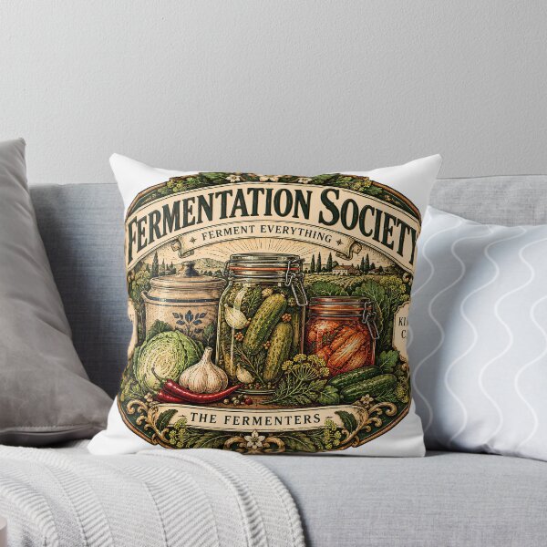 Item preview, Vintage Fermentation Society Pickle Club designed and sold by MysticCanvasAi.