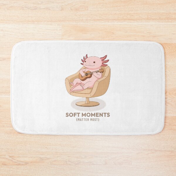 Item preview, Axolotl Playing Ukulele Peaceful Vintage Aesthetic designed and sold by COZY VINTAGE animal.