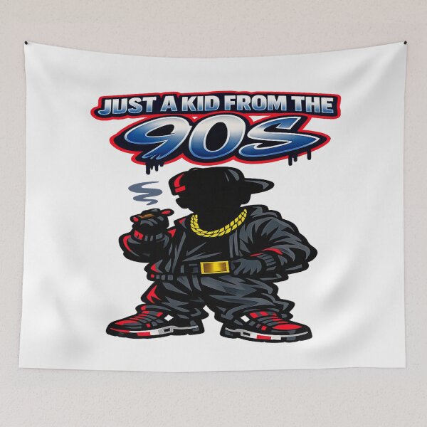 Item preview, Kid From the 90s Retro Streetwear Hip Hop Cartoon designed and sold by FrozenHeat97.