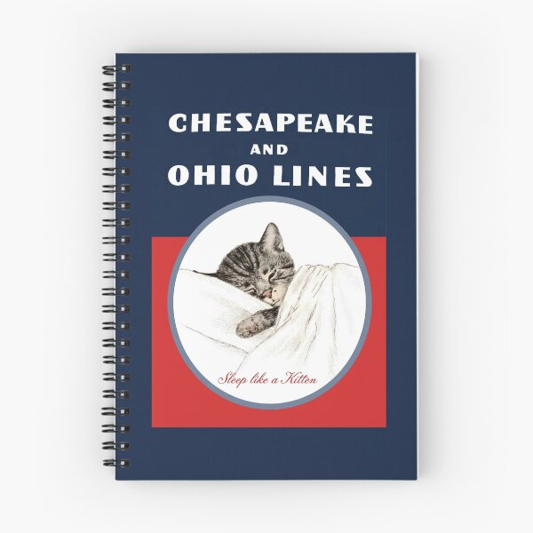 Item preview, Chesapeake and Ohio Lines - Sleep Like a Kitten designed and sold by Trains-and-Rail.