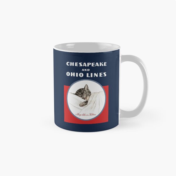 Item preview, Chesapeake and Ohio Lines - Sleep Like a Kitten designed and sold by Trains-and-Rail.