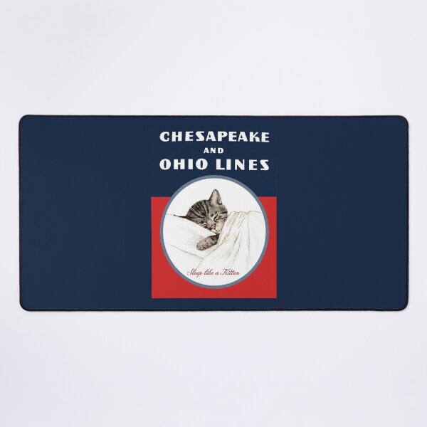 Item preview, Chesapeake and Ohio Lines - Sleep Like a Kitten designed and sold by Trains-and-Rail.