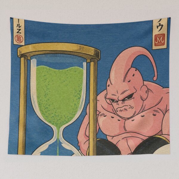 Item preview, Super Buu Hourglass Waiting DBZ Ukiyo-e (HIGH-QUALITY) designed and sold by ShawnMorrisDesigns.