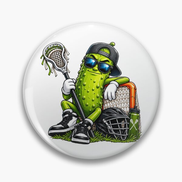 Item preview, Funny Pickle Lacrosse Player Cool Pickle Sports Lacrosse Lover Humor designed and sold by 76Valeria.