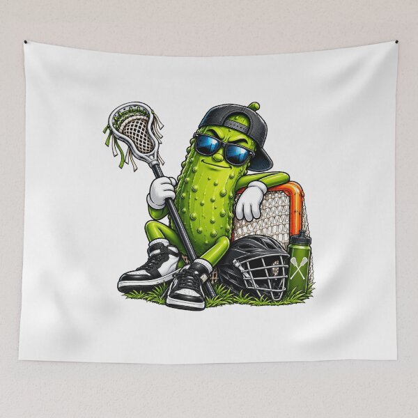 Item preview, Funny Pickle Lacrosse Player Cool Pickle Sports Lacrosse Lover Humor designed and sold by 76Valeria.